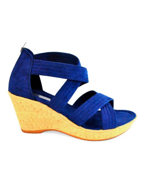 blue back zipper wedges - 946429 - Very Small Image - 1