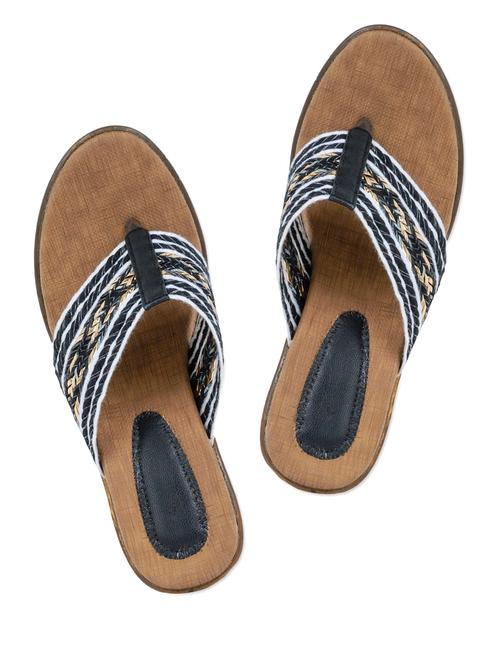 Gold trim monochrome wedges - 946508 - Very Small Image - 1