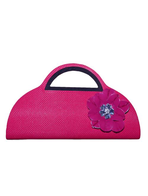 pink flower clutch - 947297 - Very Small Image - 1