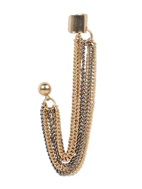 gold multi-chain ear cuffs - 947594 - Very Small Image - 1