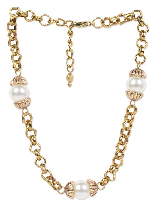 Antique Gold Pearl Anklet - 947602 - Very Small Image - 1