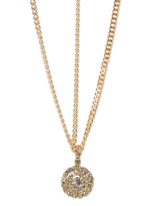 Gold Studded Maangtikka - 947612 - Very Small Image - 1