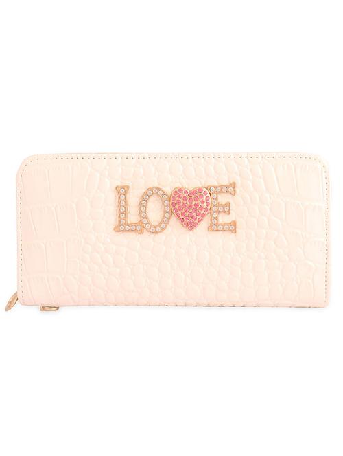 white embellished love wallet - 949400 - Very Small Image - 1
