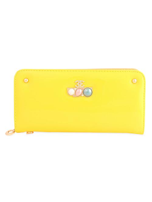 yellow embellished wallet - 949416 - Very Small Image - 1