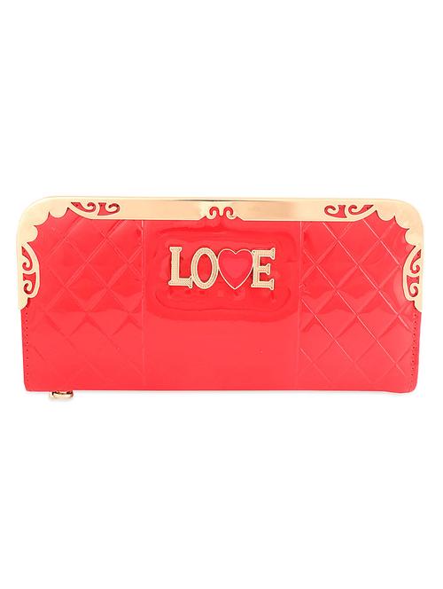 red embellished love wallet - 949422 - Very Small Image - 1