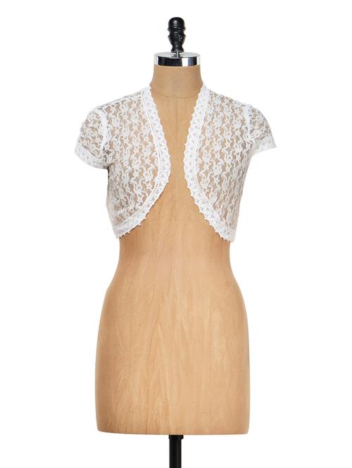 white lace shrug - 950201 - Very Small Image - 1