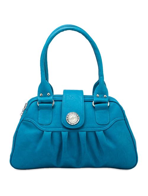 Solid blue hand bag - 950690 - Very Small Image - 1
