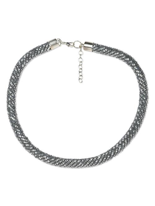 silver shimmer neck choker - 951415 - Very Small Image - 1