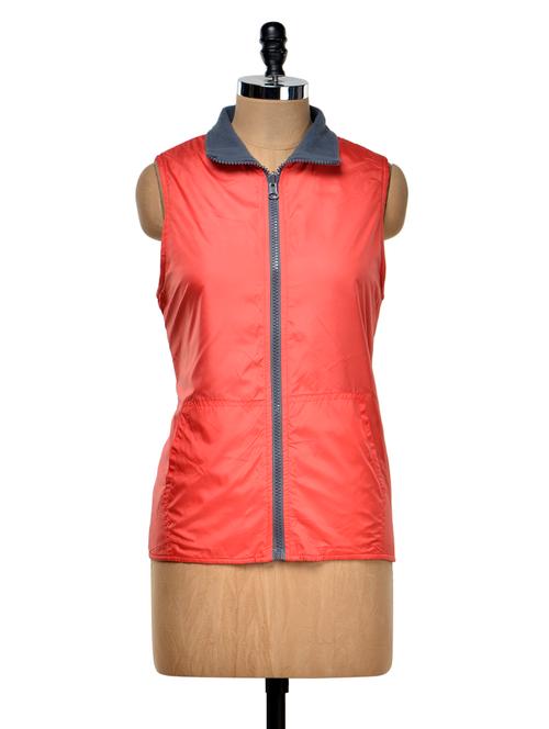 red and grey reversible jacket - 951434 - Very Small Image - 1