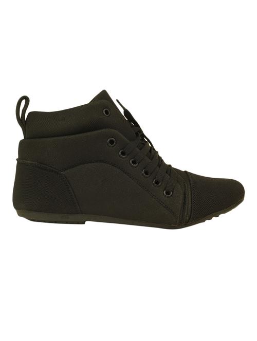 solid canvas lace up shoes - 9542526 - Very Small Image - 1