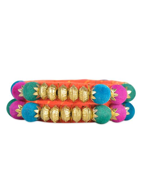 colourful beaded bangles (set of 2) - 954266 - Very Small Image - 1