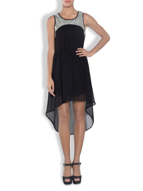 black sequin worked dress - 9546872 - Very Small Image - 1