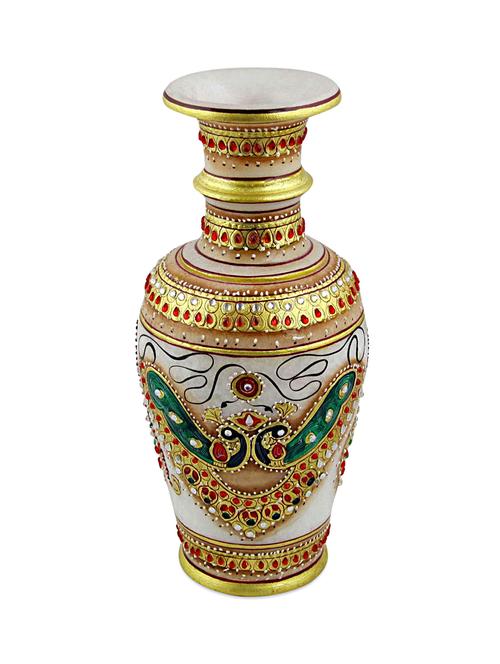 white marble flower vase - 954722 - Very Small Image - 1