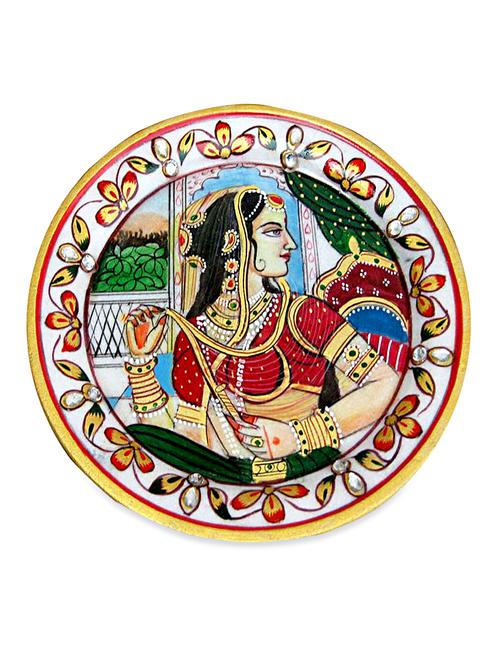 marble decorative  embossed plate - 954806 - Very Small Image - 1