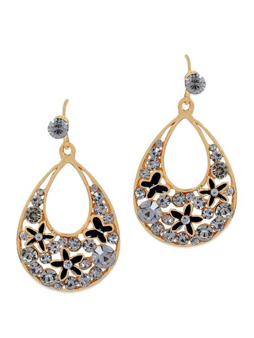 crystal stone dangler earrings - 955098 - Very Small Image - 1