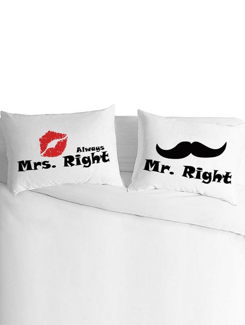 white polyester silk pillow covers set of 2 - 9554990 - Very Small Image - 1