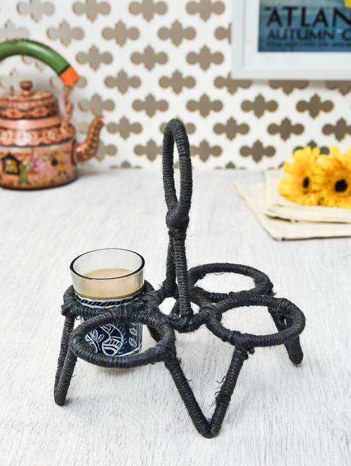 black jute chika (4 glasses) - 9559691 - Very Small Image - 1