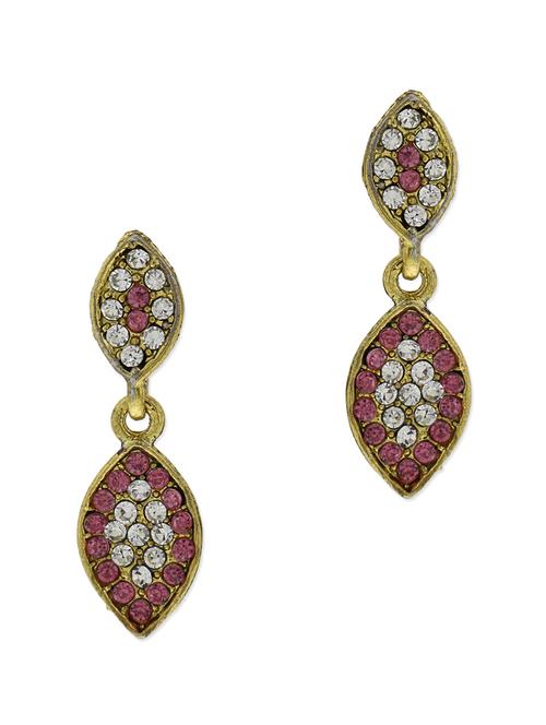 pink studded earrings - 9564140 - Very Small Image - 1