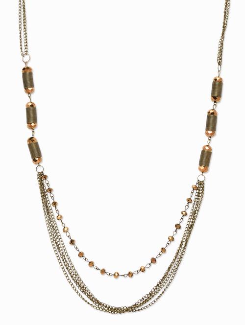 bronze layered necklace - 9564848 - Very Small Image - 1