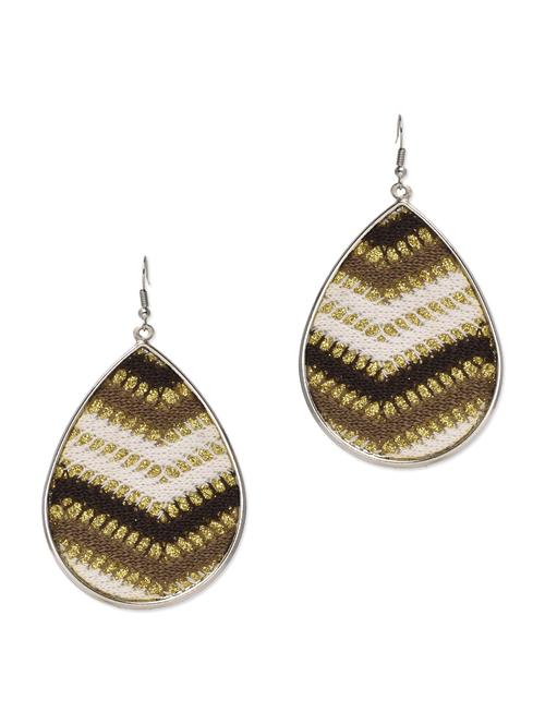 multicolored printed tear drop earrings - 9564867 - Very Small Image - 1