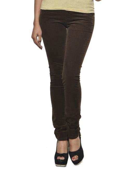 solid brown corduroy chinos - 958055 - Very Small Image - 1