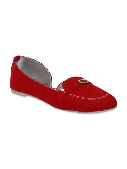 red leatherette  ballerinas - 9582411 - Very Small Image - 1