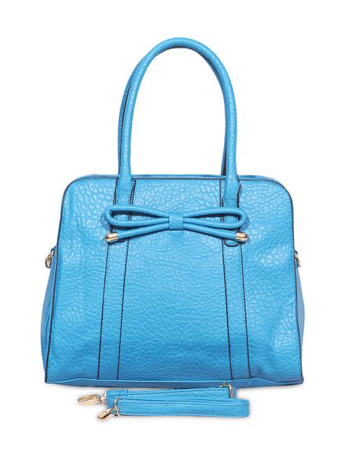 sky blue pu handbag - 9582567 - Very Small Image - 1