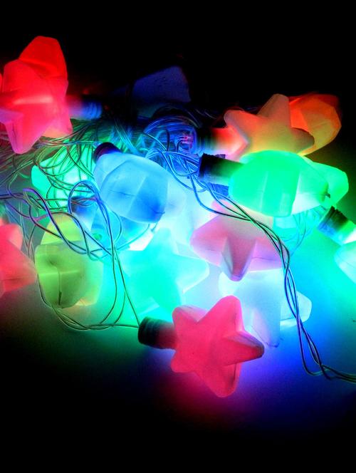 multicolored plastic star shaped string light - 9589216 - Very Small Image - 1