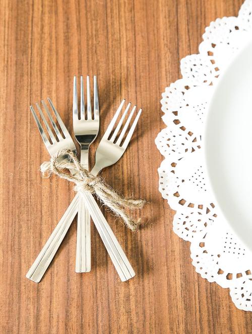 stainless steel dinner fork set of 12 - 9590304 - Very Small Image - 1