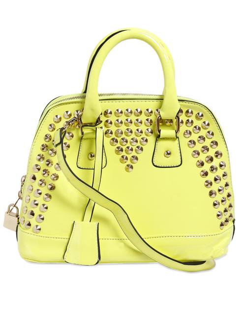 yellow studded satchel - 959085 - Very Small Image - 1