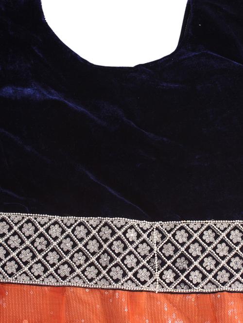 Luxe embroidered georgette suit set - 959465 - Very Small Image - 1