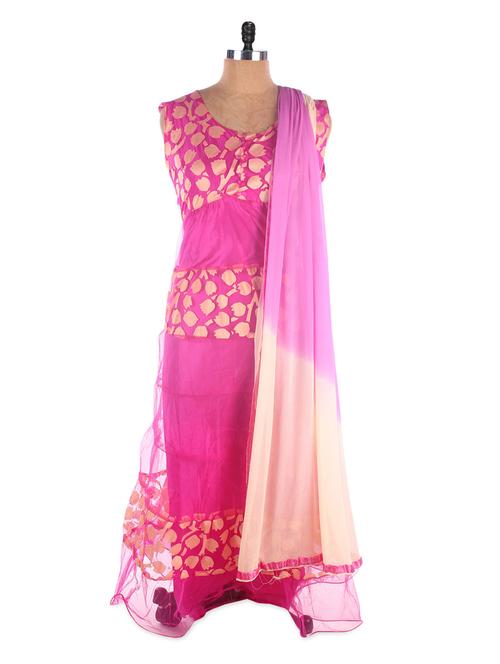 Divine Pink salwar kameez set - 959467 - Very Small Image - 1