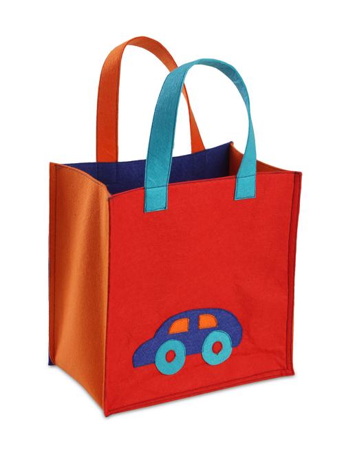 red felt printed candy bag - 9601682 - Very Small Image - 1