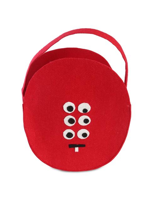 red felt printed candy bag - 9601690 - Very Small Image - 1