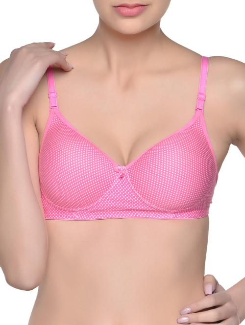 pink polka dots padded bra - 960306 - Very Small Image - 1