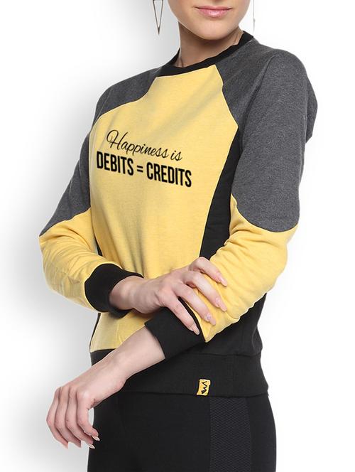 women's color block sweatshirt - 9606461 - Very Small Image - 1