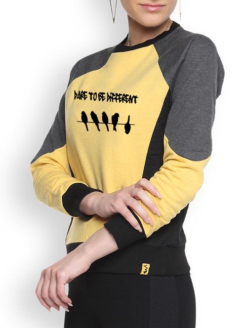 women's color block sweatshirt - 9606476 - Very Small Image - 1