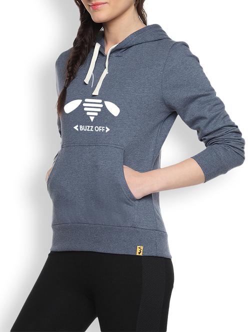 women's chest print sweatshirt - 9606795 - Very Small Image - 1