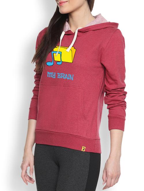 women's front print sweatshirt - 9606809 - Very Small Image - 1