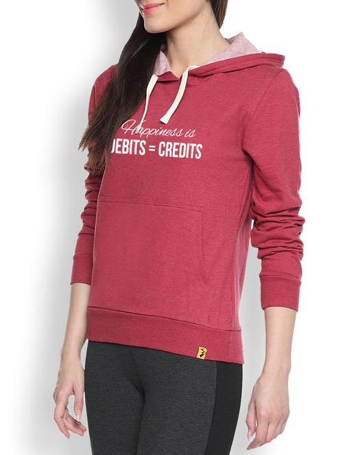 women's chest print sweatshirt - 9606861 - Very Small Image - 1