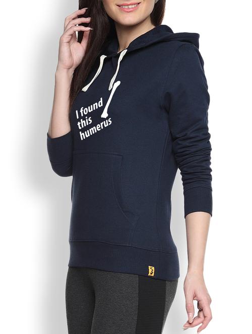 women's chest print sweatshirt - 9607099 - Very Small Image - 1