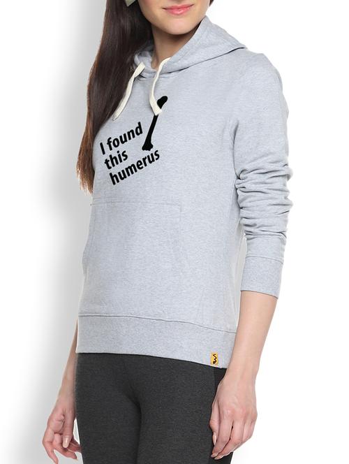 women's chest print sweatshirt - 9607108 - Very Small Image - 1