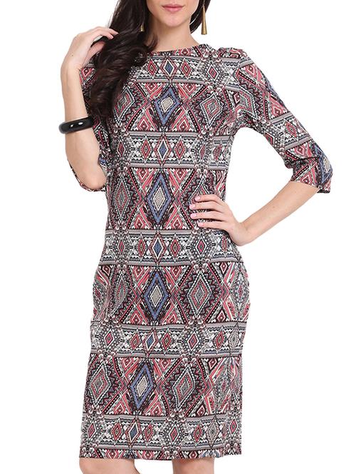 Aztec Print Midi Dress - 960711 - Very Small Image - 1