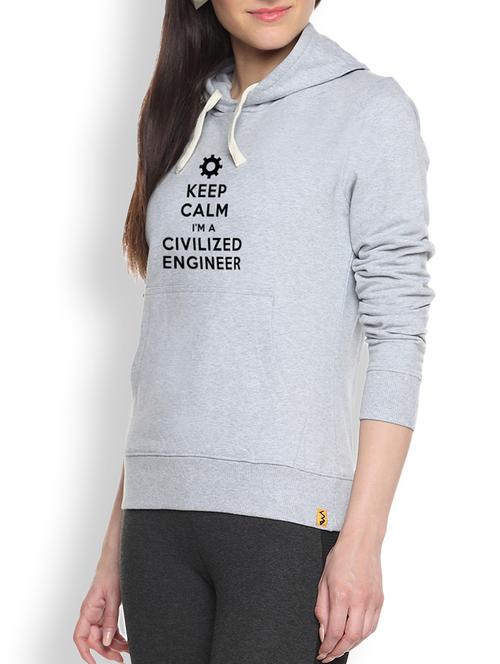 women's chest print sweatshirt - 9607134 - Very Small Image - 1