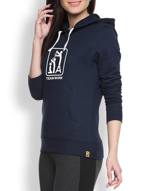 women's chest print sweatshirt - 9607221 - Very Small Image - 1