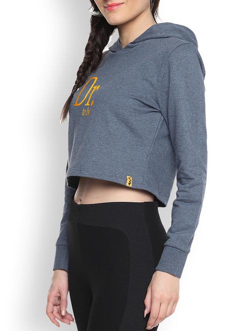 women's chest print sweatshirt - 9607263 - Very Small Image - 1