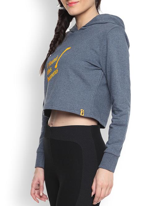 women's chest print sweatshirt - 9607283 - Very Small Image - 1