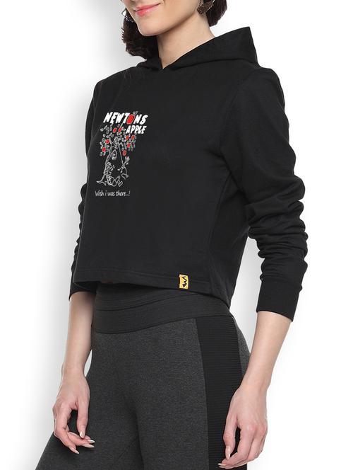 women's chest print sweatshirt - 9607301 - Very Small Image - 1