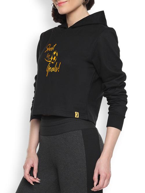 hooded neck printed sweatshirt  - 9607313 - Very Small Image - 1