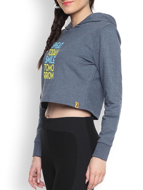 women's chest print sweatshirt - 9607320 - Very Small Image - 1